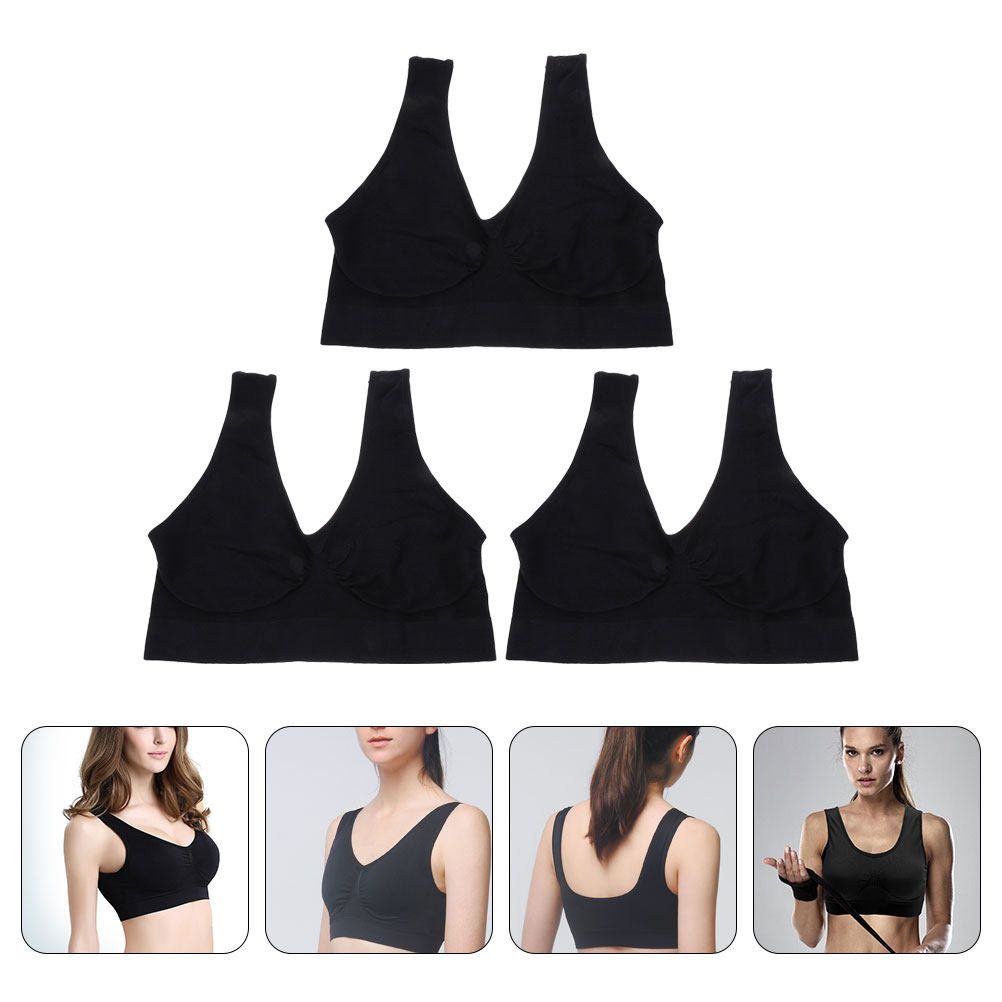 3Pcs Yoga Bras Wirefree Sports - đánh giá và giá Wirefree Bra Comfort