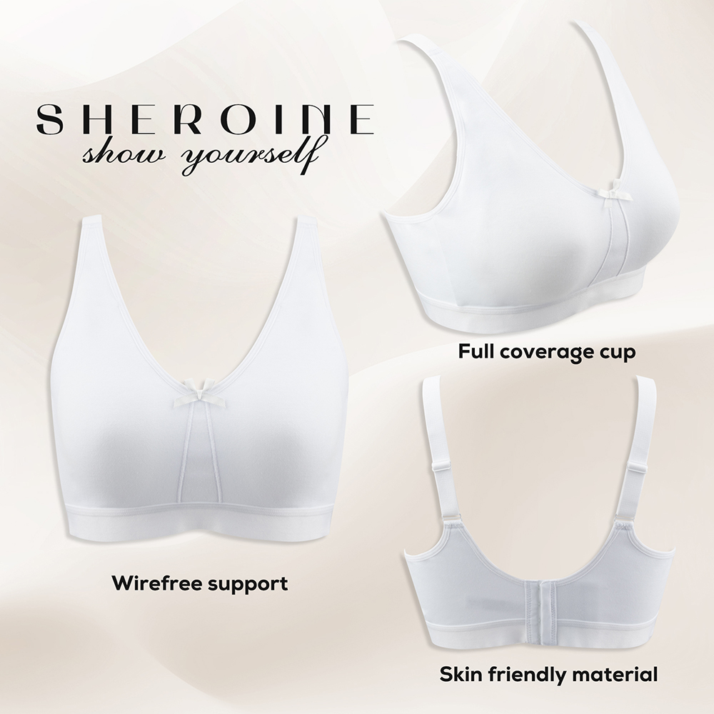 Sheroine Plus Size Women Wirel - đánh giá và giá Mastectomy Bra Pocket